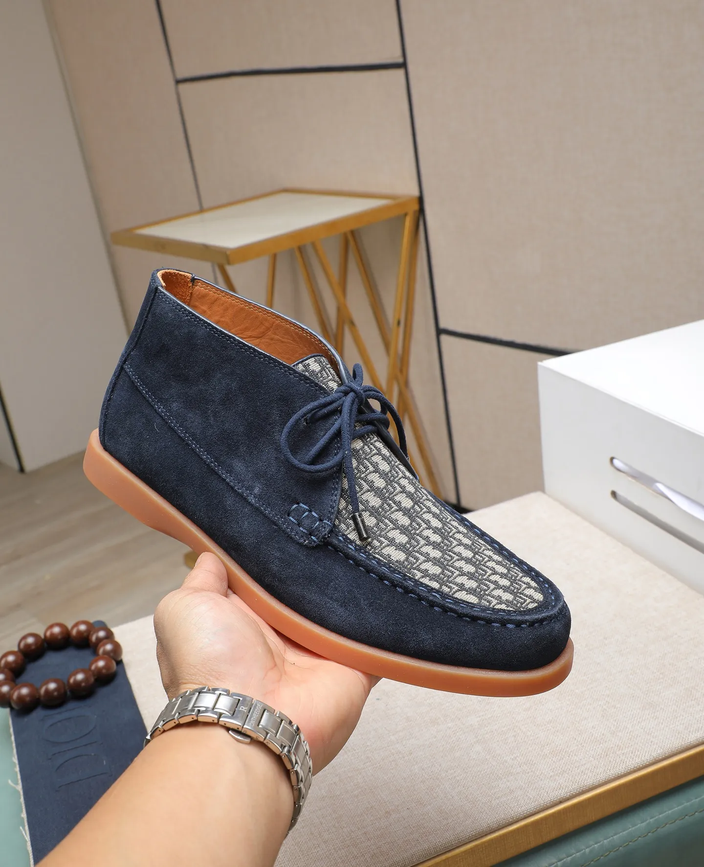 Men's shoes 💰600💰Water-dyed cow lining Original order quality Dior —🆘. Dior Original order purchase, high-end leather shoes, fabric: Made of Italian imported cowhide➕Water-dyed cow lining/cowhide lining➕Specially available original outsole, fine workmanship, real-life photos🎬Size: 38-44 (with full set of packaging)